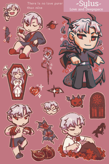 Sylus sticker sheet